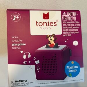Tonies Purple Starter Set - Your Lovable Storytime Friend